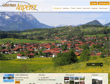 Tablet Screenshot of gaestehaus-angerer.com